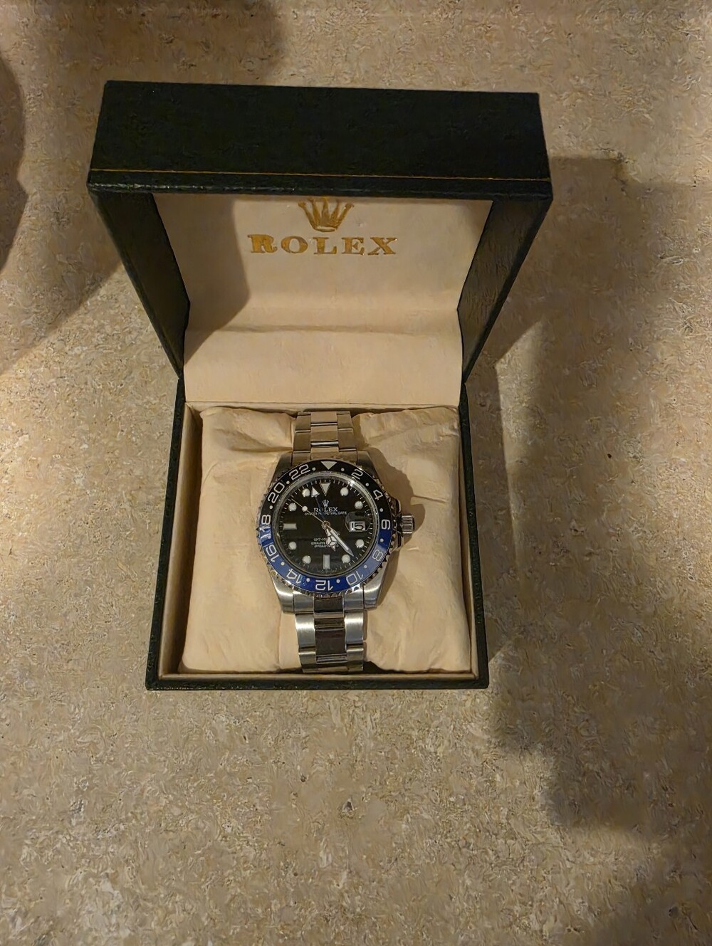 Rolex GMT-Master II Black Dial with Blue and Black Bezel - Picture 4 of 6
